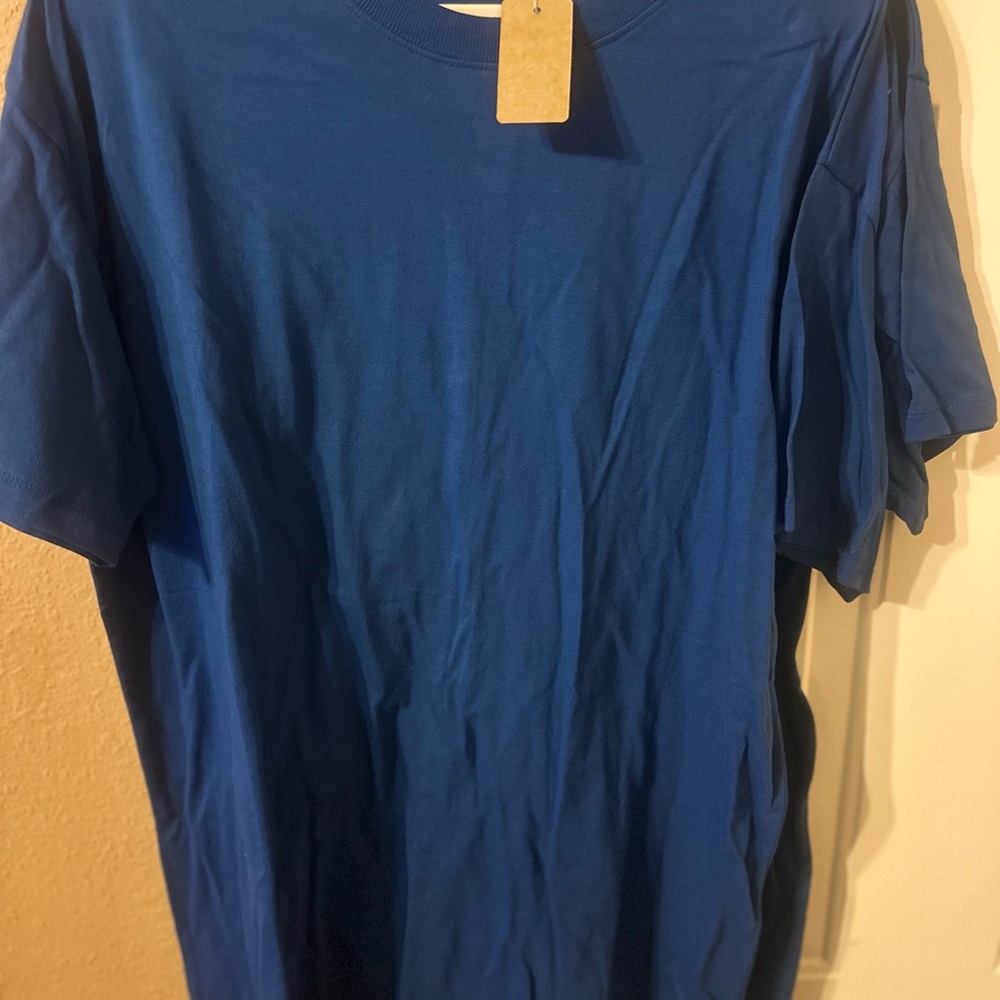 Zenana Outfitters Vibrant Blue T Shirt Dress